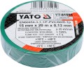 YATO TAŚMA ELEKTROIZOLACYJNA 15MMx20Mx0.13MM ZIELONA YT-81595