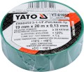 YATO TAŚMA ELEKTROIZOLACYJNA 19MMX20MX0.13MM ZIELONA YT-81652