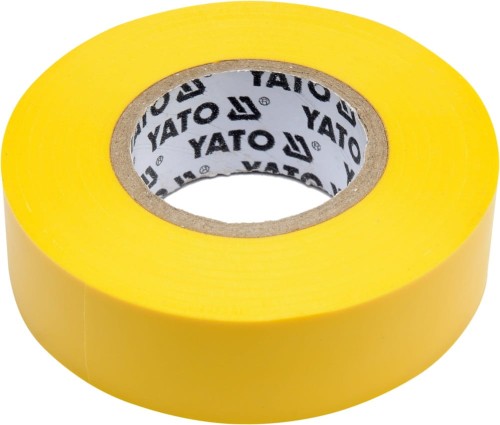 YATO TAŚMA ELEKTROIZOLACYJNA 19MMx20Mx0,13MM ŻOŁTA YT-81654