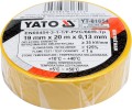 YATO TAŚMA ELEKTROIZOLACYJNA 19MMx20Mx0,13MM ŻOŁTA YT-81654