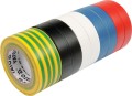 YATO TAŚMY IZOLACYJNE 19MMX20MX0,13MM, MIX KOLOR, KPL. 10 SZT. YT-8173