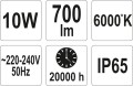 YATO REFLEKTOR DIODOWY PRZENOŚNY 10W 700LM COB YT-81802