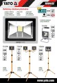YATO REFLEKTOR DIODOWY 30W ZE STOJAKIEM YT-81810
