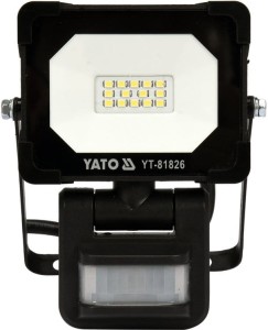YATO PRZENOŚNY REFLEKTOR DIODOWY 10W, 900 LM, CZUJNIK RUCHU YT-81826