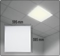 YATO OPRAWA SUFITOWA LED 40W 3000LM 595x595x15MM YT-81943