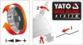 YATO WIELOFUNKCYJNE NARZĘDZIE OSCYLACYJNE 500W Z REGULACJĄ OSCYLACJI YT-82223