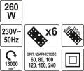 YATO SZLIFIERKA OSCYLACYJNA 260W YT-82230
