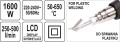 YATO OPALARKA 1600W 50- 650C 2 BIEGI REG.TEMP LCD+PAMIĘĆ USTAWIEŃ YT-82296 - DARMOWA WYSYŁKA