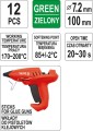 YATO KLEJ TERMOTOPLIWY ZIELONY 7,2X100MM 12 SZT. ZIELONY YT-82444