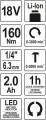 YATO ZAKRĘTARKA UDAROWA AKUMULATOROWA 18V YT-82800