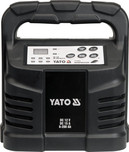 YATO PROSTOWNIK ELEKTRONICZNY 12V 15A 6-200AH YT-8303