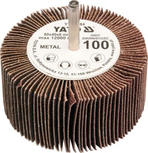 YATO ŚCIERNICA LISTKOWA TRZPIENIOWA 80X40X6MM P120 YT-83385