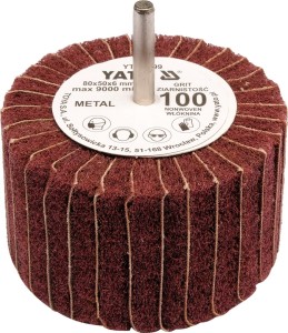 YATO ŚCIERNICA LISTKOWA TRZPIENIOWA 80X50X6MM P100 YT-83399