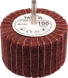 YATO ŚCIERNICA LISTKOWA TRZPIENIOWA 80X50X6MM P200 YT-83401