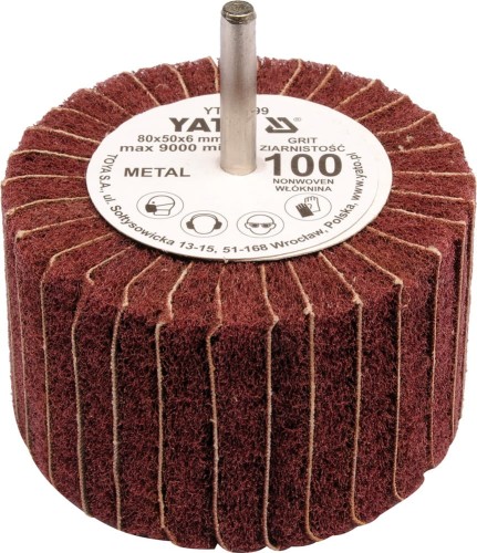 YATO ŚCIERNICA LISTKOWA TRZPIENIOWA 80X50X6MM P200 YT-83401