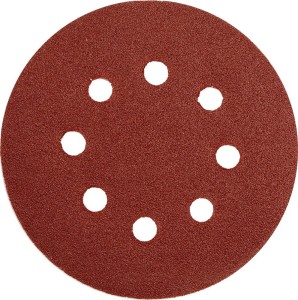 YATO KRĄŻEK ŚCIERNY Z OTWORAMI 125MM P100 OPAKOWANIE 5 SZTUK YT-83454