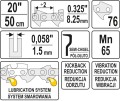 YATO ŁAŃCUCH TNĄCY DO PILARKI 20" .325" 0,058" 76 PÓŁDŁUTO YT-84944