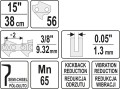 YATO ŁAŃCUCH TNĄCY DO PILARKI 15" 3/8" YT-84952