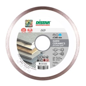DISTAR TARCZA DO CERAMIKI/GRESU 125X1.4X10X22.23 HARD CERAMICS 1A1R (11115048010)