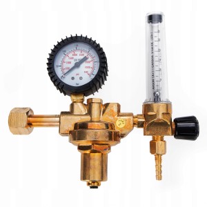 WELDMAN REDUKTOR BUTLOWY GAZU Z ROTAMETREM ARG AR106, 101432