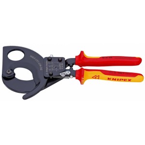 KNIPEX NOŻYCE DO KABLI Z MECH. ZAPADKOWYM 280MM, 9536280 – DARMOWA WYSYŁKA