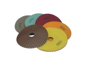 DEDRA DIAMENTOWY ELASTYCZNY DYSK POLERSKI 125MM GR.1500 H12G1500