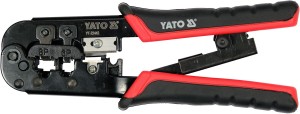 YATO SZCZYPCE DO ZACISKANIA WTYCZEK TEL. I SIECIOWYCH RJ45 RJ11, YT-22442