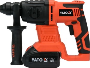 YATO MŁOTOWIERTARKA AKU.Z  FUNKCJĄ PODKUWANIA SDS-PLUS 18V 2,0J 1X3.0AH WALIZKA YT-82770 – DARMOWA WYSYŁKA