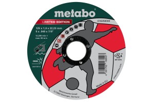 METABO TARCZA TNĄCA INOX 125X1.0X22.23 616259000