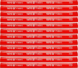YATO OŁÓWKI STOLARSKIE HB 12SZT YT 692612
