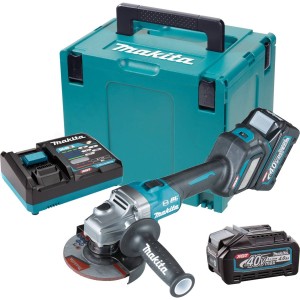 MAKITA SZLIFIERKA KĄTOWA AKUMULATOROWA XGT BL 125MM 2X4.0AH 40V LI-ION AWS REGULACJA OBROTÓW GA023GM201 – DARMOWA WYSYŁKA