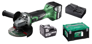 HIKOKI SZLIFIERKA KĄTOWA AKUMULATOROWA 18V DWIE OSŁONY 115MM/125MM 2X5.0AH HSC II G18DSL2WPZ – DARMOWA WYSYŁKA