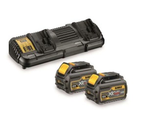 DEWALT ZESTAW ZASILAJĄCY FLEXVOLT 54V XR LI-ION PODWÓJNA ŁADOWARKA DCB132 2X6AH DCB132T2 – DARMOWA WYSYŁKA