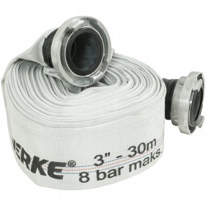 VERKE WĄŻ DO WODY 3"x30M ZE ZŁĄCZKAMI V60142 - DARMOWA WYSYŁKA