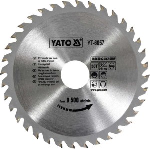 YATO PIŁA TARCZOWA TCT Z WĘGLIKIEM DO DREWNA 160X36TX30MM YT-6057