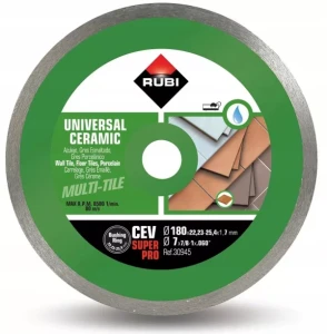 RUBI TARCZA DIAMENTOWA CEV 180MM 30945 – DARMOWA WYSYŁKA