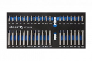 HOGERT ZESTAW KOŃCÓWEK WKRĘTAKOWYCH 40 SZT. WKŁAD HG-HT7G124