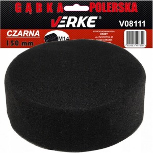 VERKE GĄBKA POLERSKA 150MM CZARNA V08111