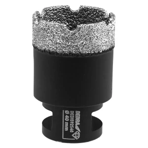 DEDRA WIERTŁO OTWORNICA DIAMENTOWA (KORONKA) VACUUM BRAZED CZARNE M14 40MM DED1592S40