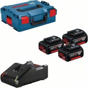 BOSCH ZESTAW 3x5,0Ah GBA 18V + ŁADOWARKA GAL18V-40 LBOXX 0615990L3T - DARMOWA WYSYŁKA