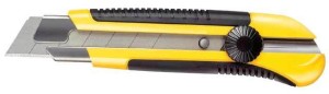 STANLEY NÓŻ UNIWERSALNY 25MM OSTRZE ŁAMANE METALOWY UCHWYT ABS 10-425