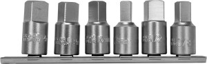 YATO KOMPLET KLUCZY 3/8" DO KORKÓW OLEJU 6SZT 05997