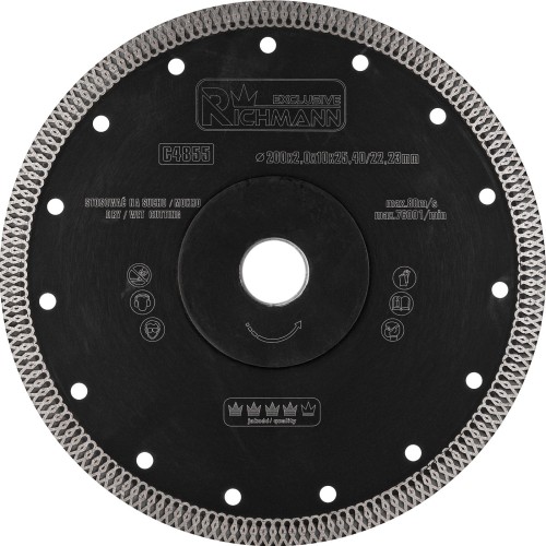 RICHMANN EXCLUSIVE 200x2,0x10x22,2/25,4MM TARCZA DIAMENTOWA C4855