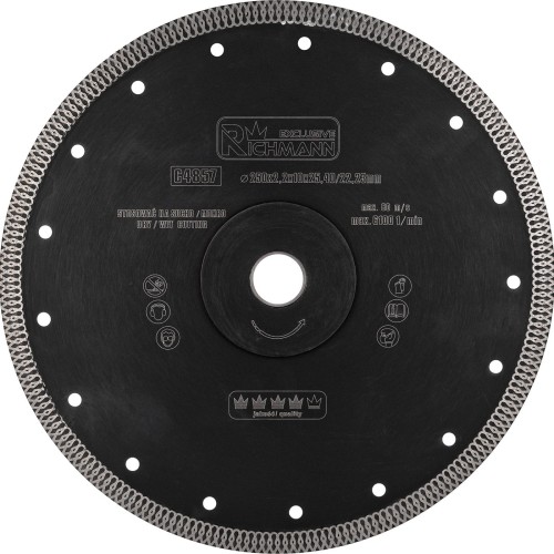 RICHMANN EXCLUSIVE 250x2,2x10x22,2/25,4MM TARCZA DIAMENTOWA WZMACNIANA C4857