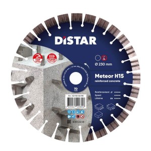 DISTAR TARCZA DIAMENTOWA DO BETONU 230X2.6/1.6X15X22.23-10 METEOR (12315055018) – DARMOWA WYSYŁKA
