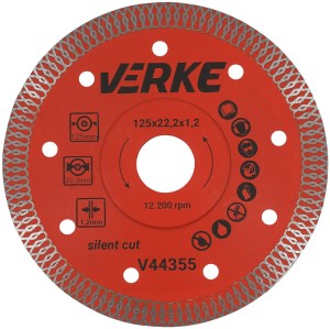VERKE TARCZA DIAMENTOWA 125X25,4X1,2MM SILENT CUT V44355