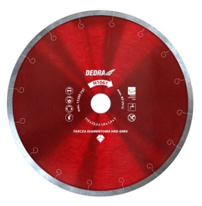 DEDRA TARCZA DIAMENTOWA DO HRD GRES 250X25,4MM H1067