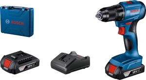 BOSCH WIERTARKO-WKRĘTARKA BEZSZCZOTKOWA GSR 185 LI 18V 2x2.0AH WALIZKA 06019K3000 - DARMOWA WYSYŁKA