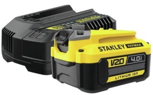 STANLEY ZESTAW ZASILAJĄCY FATMAX V20 ŁADOWARKA + 1x4.0AH SFMCB14M1-QW - DARMOWA WYSYŁKA