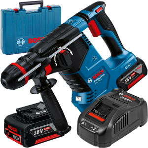 BOSCH MŁOT UDAROWO-OBROTOWY BEZSZCZOTKOWY 18V 2,4J GBH 187-LI 2x5AH (0.611.923.121) - DARMOWA WYSYŁKA